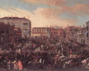 大约瑟夫 海因茨 : the Younger Bull Hunt In Campo San Polo